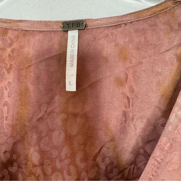 Young Fabulous & broke midi wrap dress size large - Picture 4 of 8